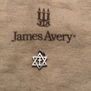 RARE: James Avery Star of David (with cross) charm